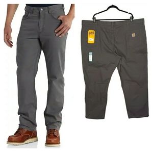 CARHARTT Rugged Flex Relaxed Fit Canvas 5 Pocket Straight Leg Work Pant NWT